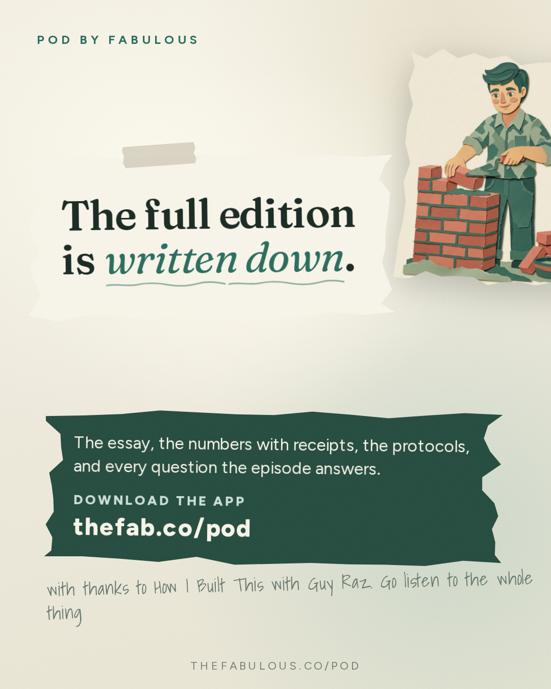 Outro — How I Built This with Guy Raz: 10 Years of How I Built This:  A Decade of Innovation, Risk and Reinvention