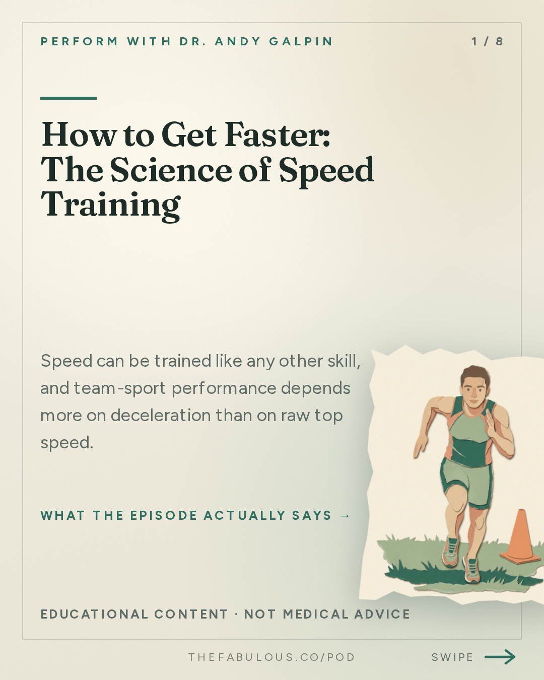 How to Get Faster: The Science of Speed Training — Perform with Dr. Andy Galpin: How to Get Faster (Acceleration, Deceleration, Agility & Strength) | Les Spellman