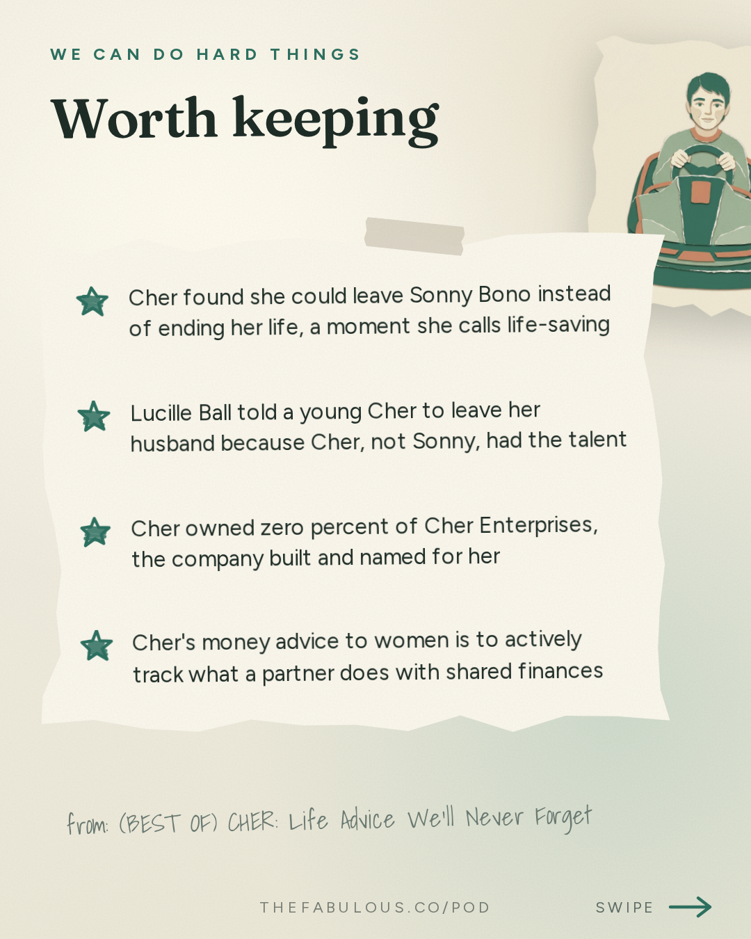 Worth keeping — We Can Do Hard Things: (BEST OF) CHER: Life Advice We’ll Never Forget