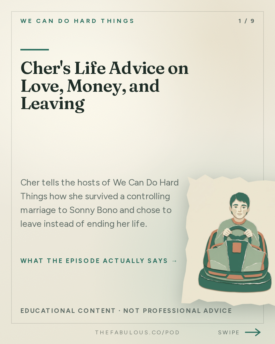 Cher's Life Advice on Love, Money, and Leaving — We Can Do Hard Things: (BEST OF) CHER: Life Advice We’ll Never Forget