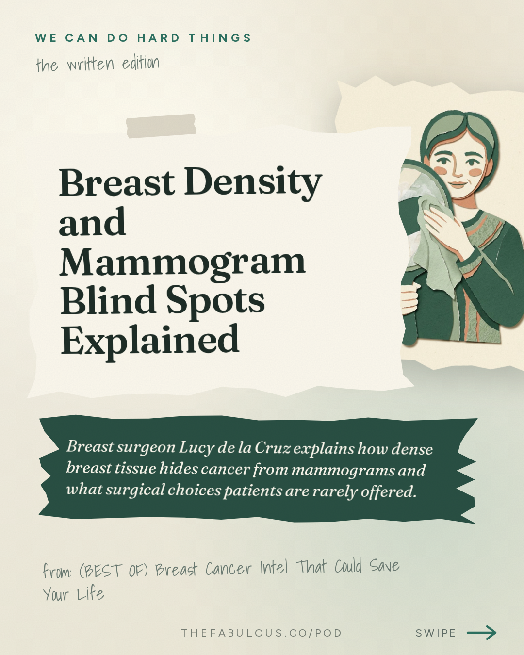 Breast Density and Mammogram Blind Spots Explained — We Can Do Hard Things: (BEST OF) Breast Cancer Intel That Could Save Your Life | Amanda’s Surgeon Dr. Lucy De La Cruz