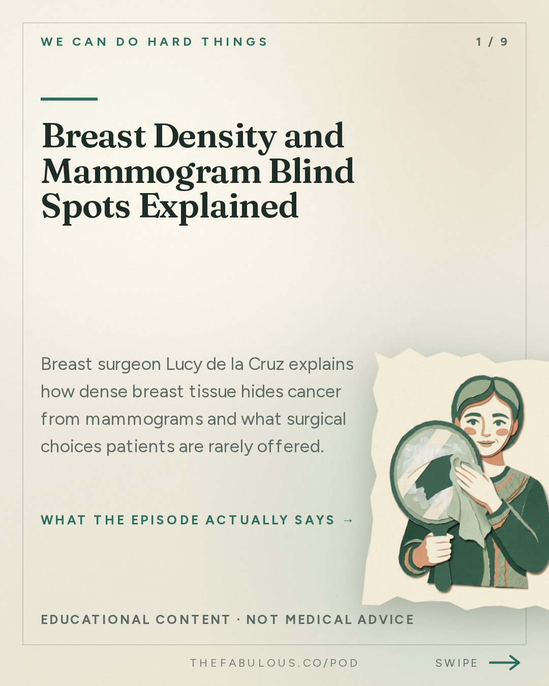 Breast Density and Mammogram Blind Spots Explained — We Can Do Hard Things: (BEST OF) Breast Cancer Intel That Could Save Your Life | Amanda’s Surgeon Dr. Lucy De La Cruz