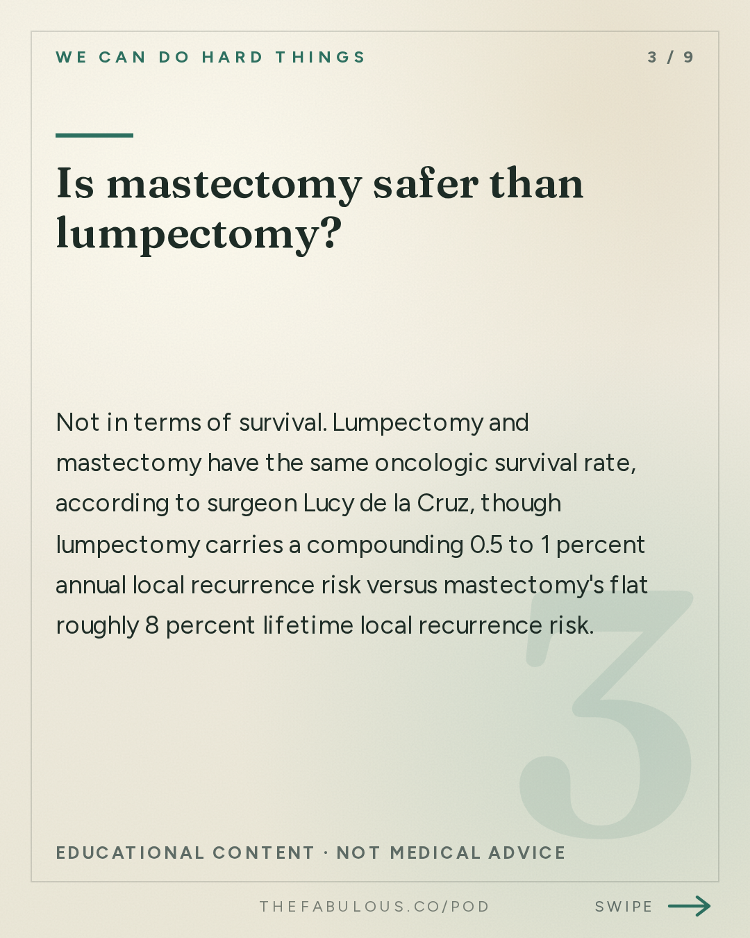 Is mastectomy safer than lumpectomy? — We Can Do Hard Things: (BEST OF) Breast Cancer Intel That Could Save Your Life | Amanda’s Surgeon Dr. Lucy De La Cruz