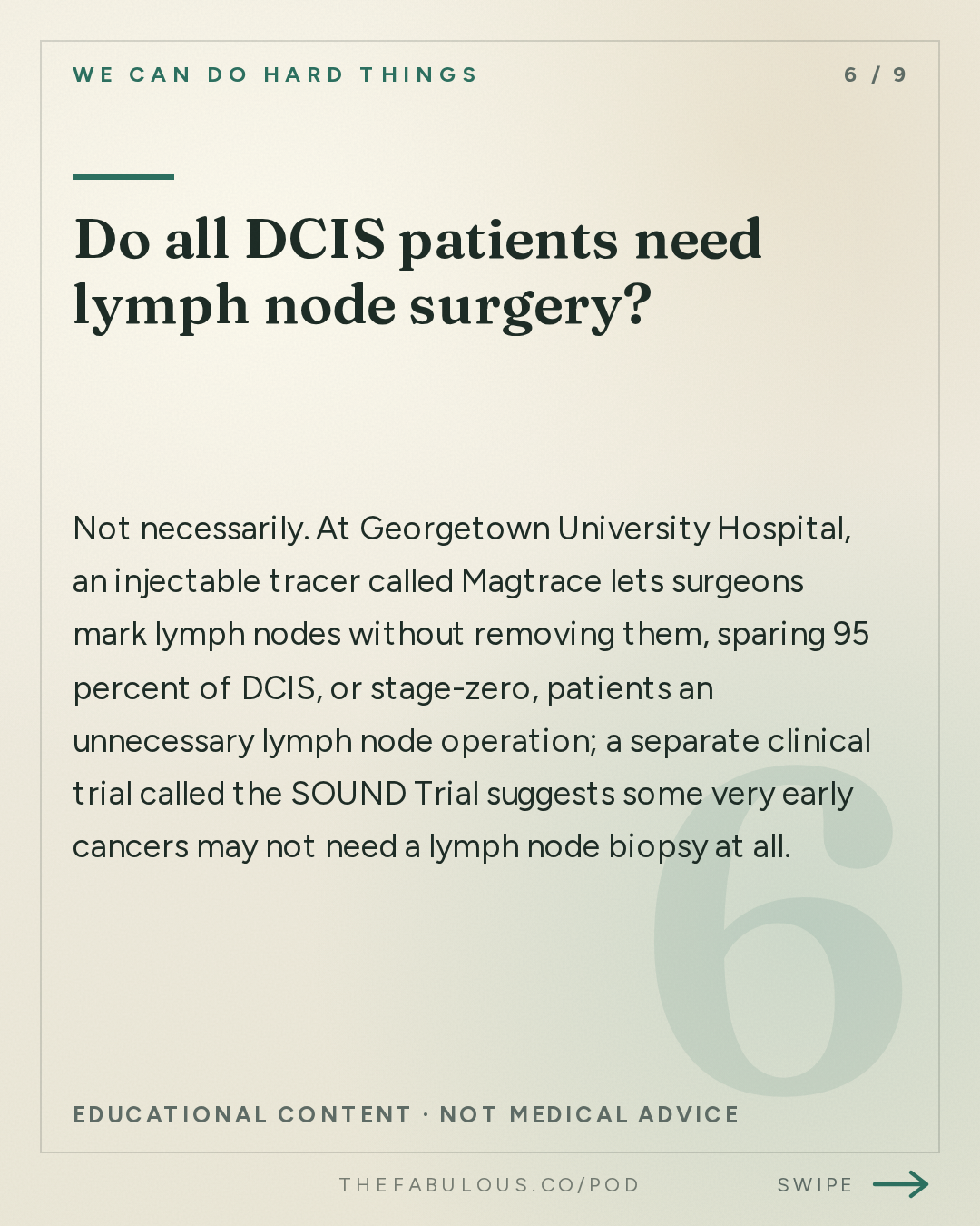 Do all DCIS patients need lymph node surgery? — We Can Do Hard Things: (BEST OF) Breast Cancer Intel That Could Save Your Life | Amanda’s Surgeon Dr. Lucy De La Cruz