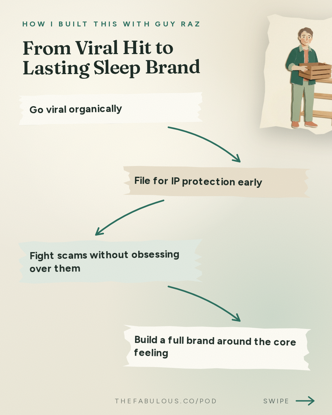 From Viral Hit to Lasting Sleep Brand — How I Built This with Guy Raz: Advice Line with Kip Tindell of The Container Store