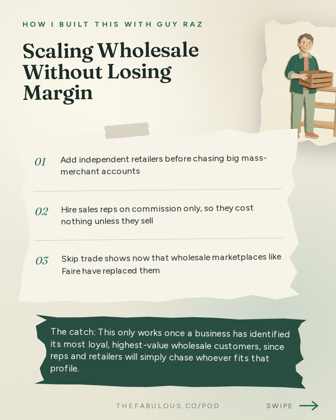 Scaling Wholesale Without Losing Margin — How I Built This with Guy Raz: Advice Line with Kip Tindell of The Container Store
